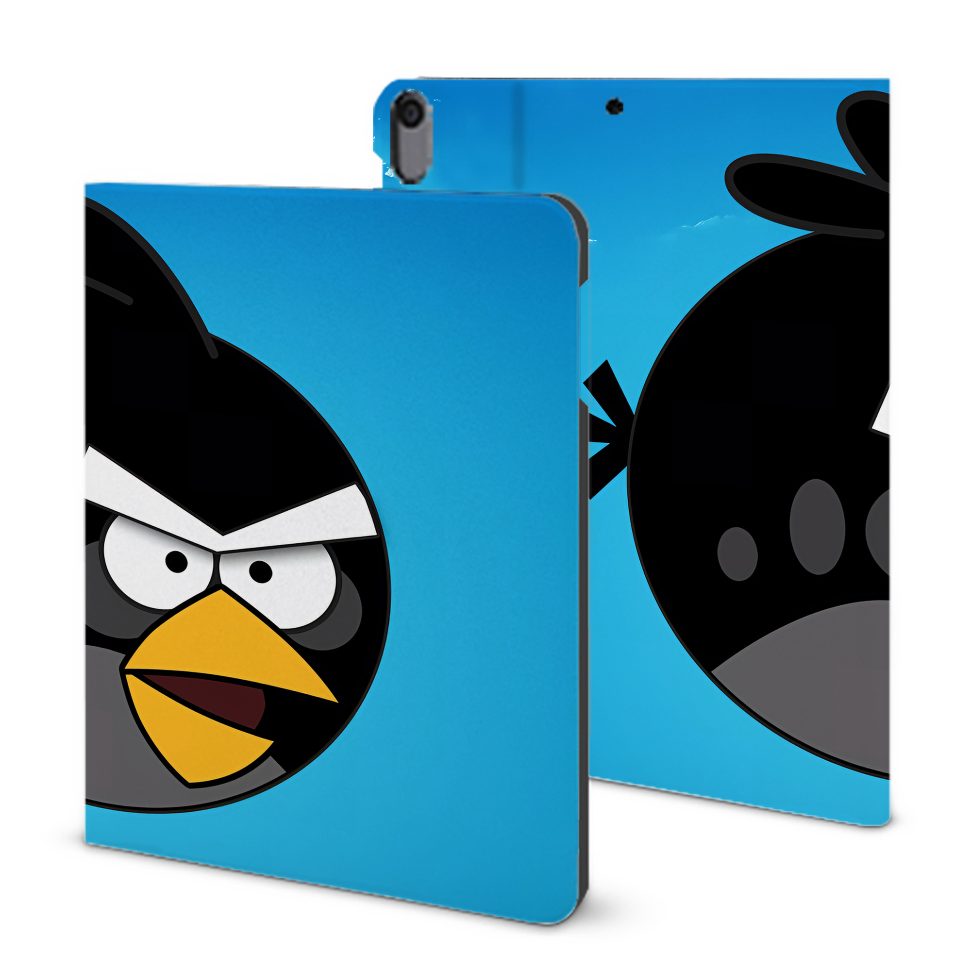 （画像用） Angry Birds アングリーバード IPad ケース ブック型 PUレザー TPU 耐衝撃 軽量 薄型 ペン収納なし 全面保護 IPad 各モデル対応